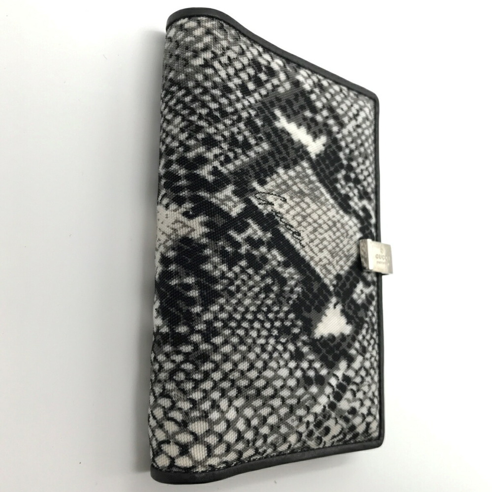 Gucci Notebook Cover Python Black X Leather Grey - image 3